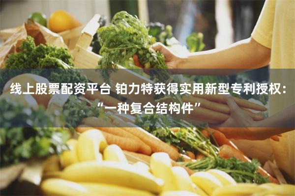 线上股票配资平台 铂力特获得实用新型专利授权：“一种复合结构件”