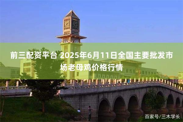 前三配资平台 2025年6月11日全国主要批发市场老母鸡价格行情