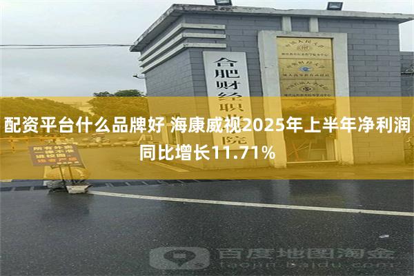 配资平台什么品牌好 海康威视2025年上半年净利润同比增长11.71%