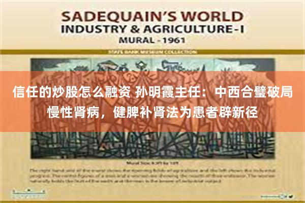 信任的炒股怎么融资 孙明霞主任：中西合璧破局慢性肾病，健脾补肾法为患者辟新径